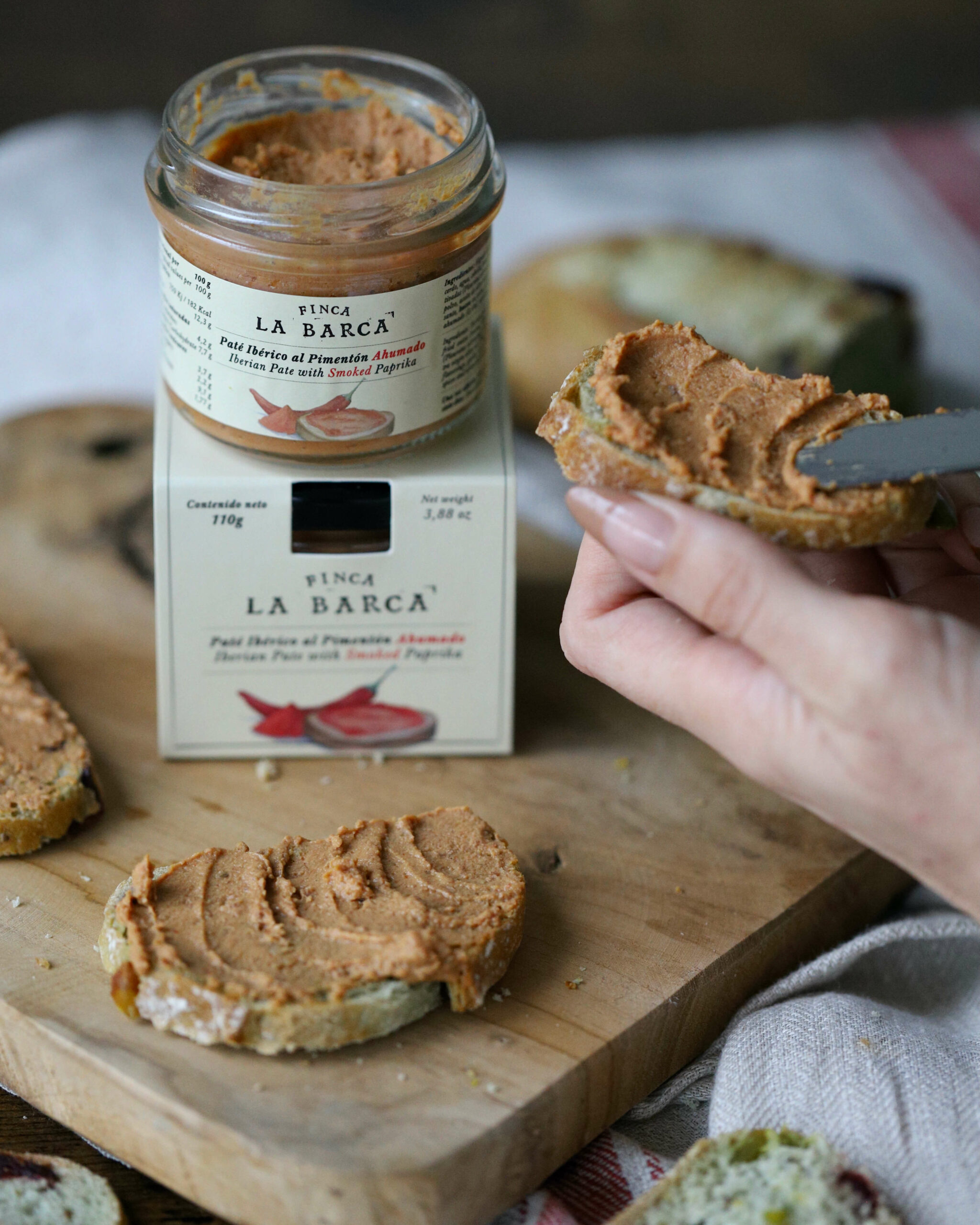 Goat Cheese Cream Pate With Paprika Flakes (110g) - Image 2