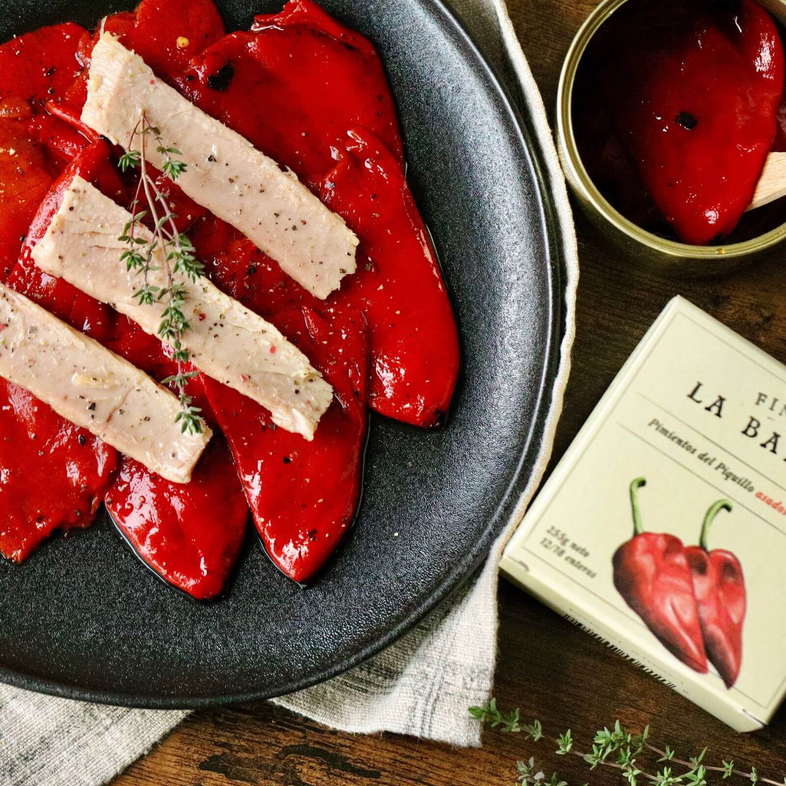 Hand stripped Piquillo Peppers Roasted with Oak Wood 255g - Image 4