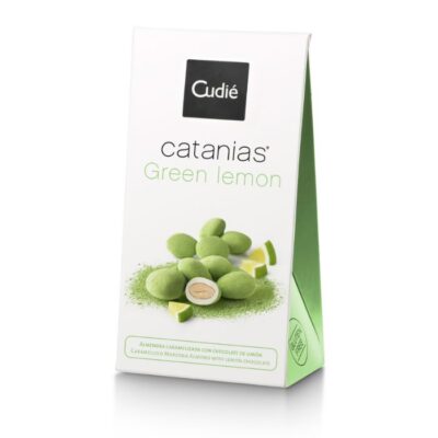Catanias (Spanish Almond Chocolate) Green Lemon 80g