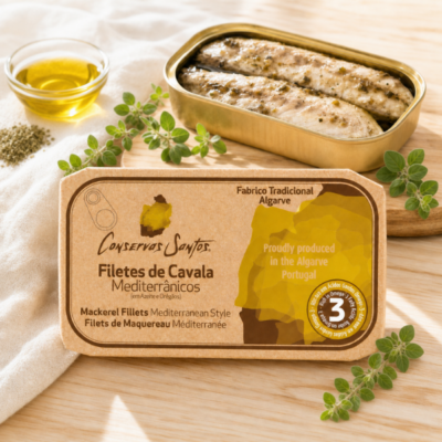 Alternative view of Mackerel Fillets in Olive Oil Mediterranean Style (Oregano)